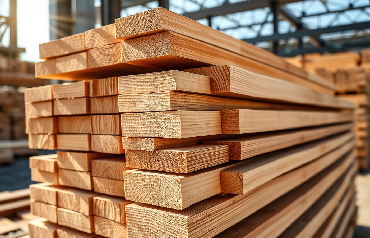 Premium lumber stack